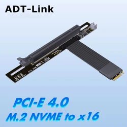Adaptador ADT PCIe X4 a X16 para SSD M.2 NVMe