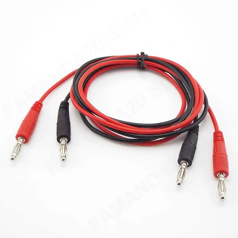 Pinzas de cocodrilo 16AWG 10A, conector Banana de 4mm a conector Banana, Cable de prueba, Cables de prueba multímetro, Cable duradero M20 - imagen 4