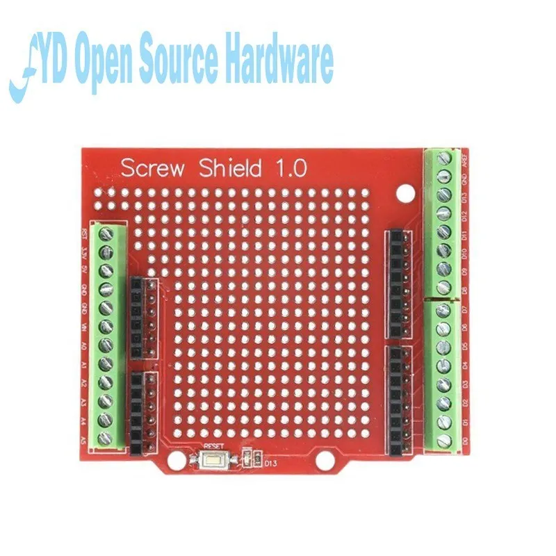Proto Escudo de tornillo V1.0, placa de expansión de prototipo de conector ensamblado para UNO R3 - imagen 2