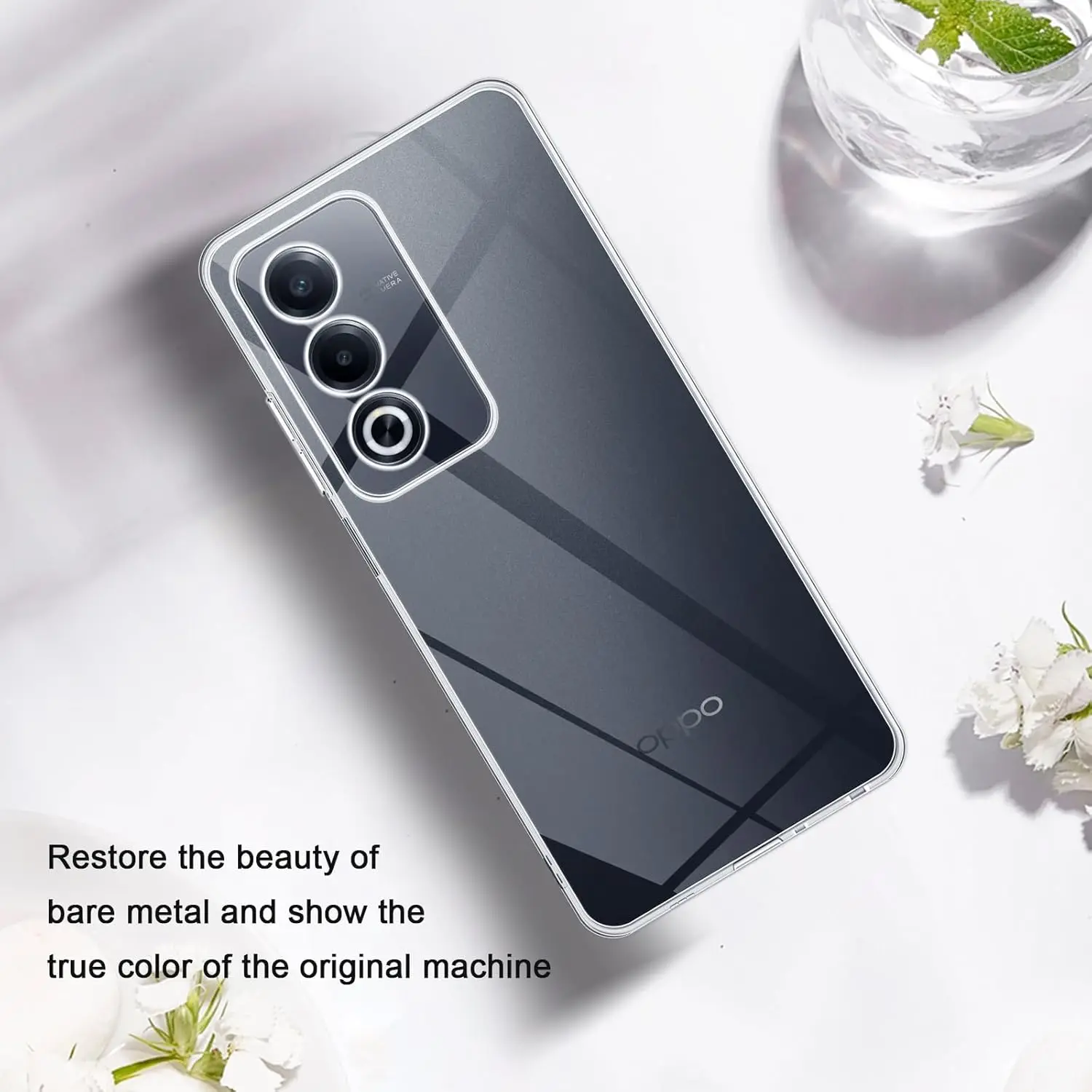 Funda de teléfono transparente de TPU suave para OPPO A3 Pro A3 Energy A80 5G - imagen 3