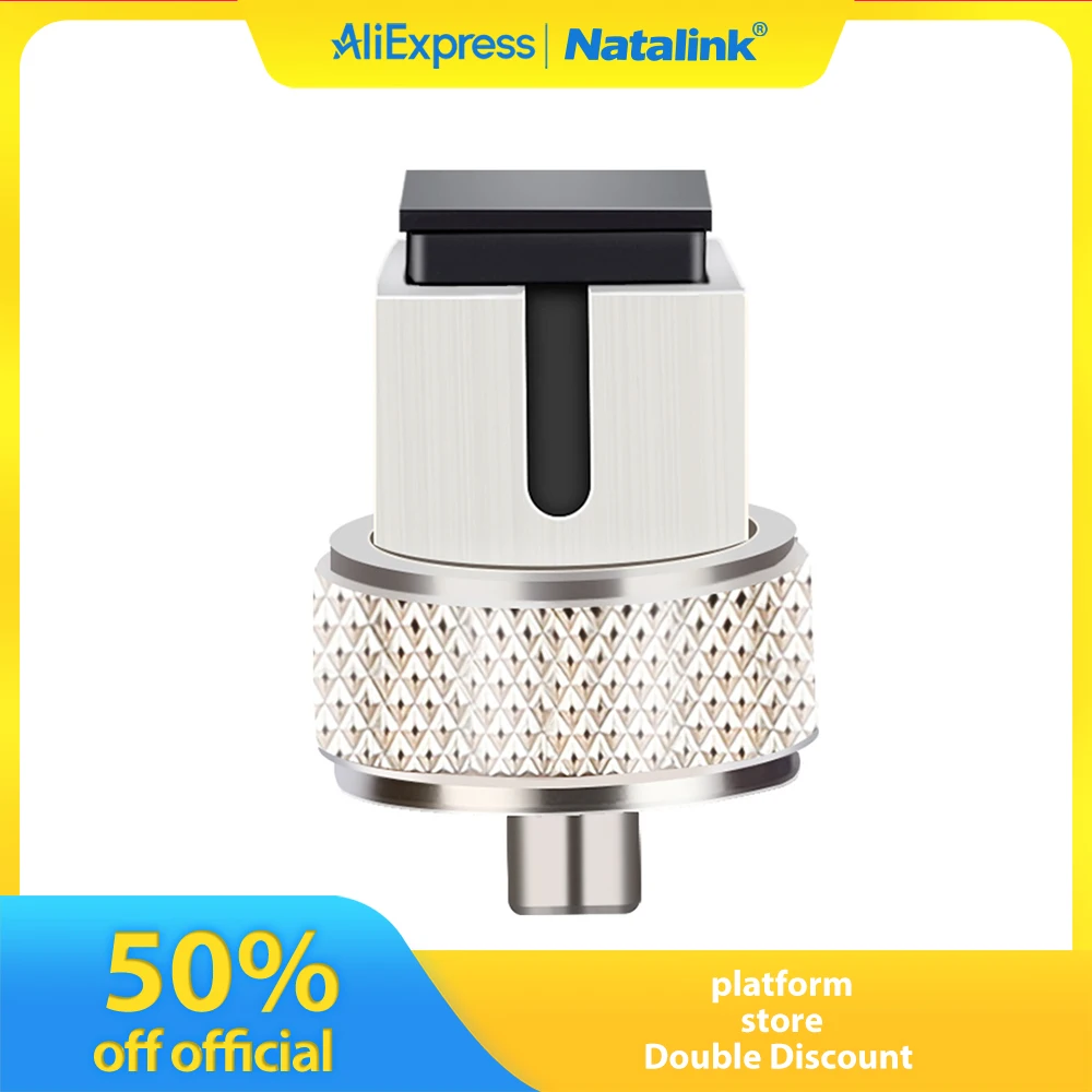 Adaptador de fibra óptica Natalink OTDR, conector cuadrado SC, conector reflectómetro de dominio de tiempo óptico para probador de fibra óptica OTDR