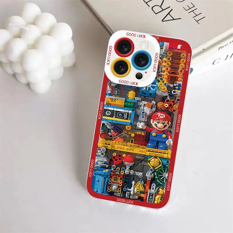 Funda Super Mario para Samsung Galaxy S25 Ultra Plus A05 A05S A53 A55 A25 A15 A35 A54 A16 A33 A73 A31 A51 A71 A13 A23 A50 A32 A52 - imagen 4