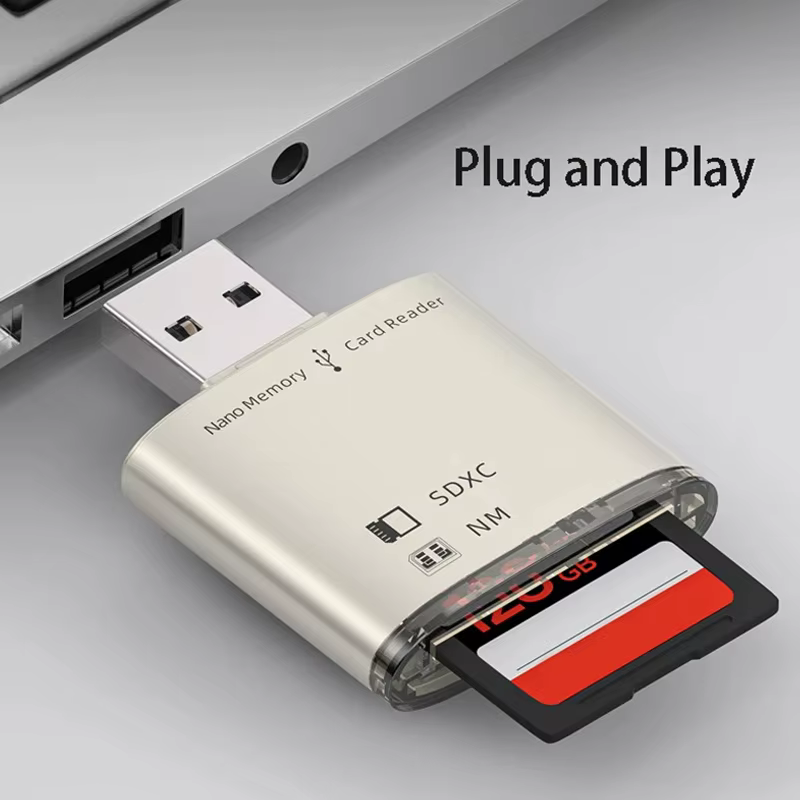 Lector de tarjetas USB 3.0 2 puertos SD/SDXC para Huawei NM Nano y PC - imagen 4