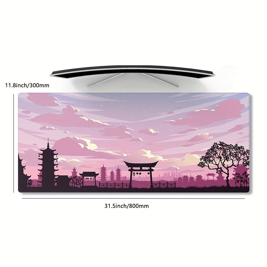 Alfombrilla de ratón grande, alfombrilla de escritorio para el hogar y la Oficina, alfombrilla de ratón para juegos, alfombrilla de escritorio extendida, alfombrilla para teclado de ordenador, accesorios de escritorio antideslizantes - imagen 5