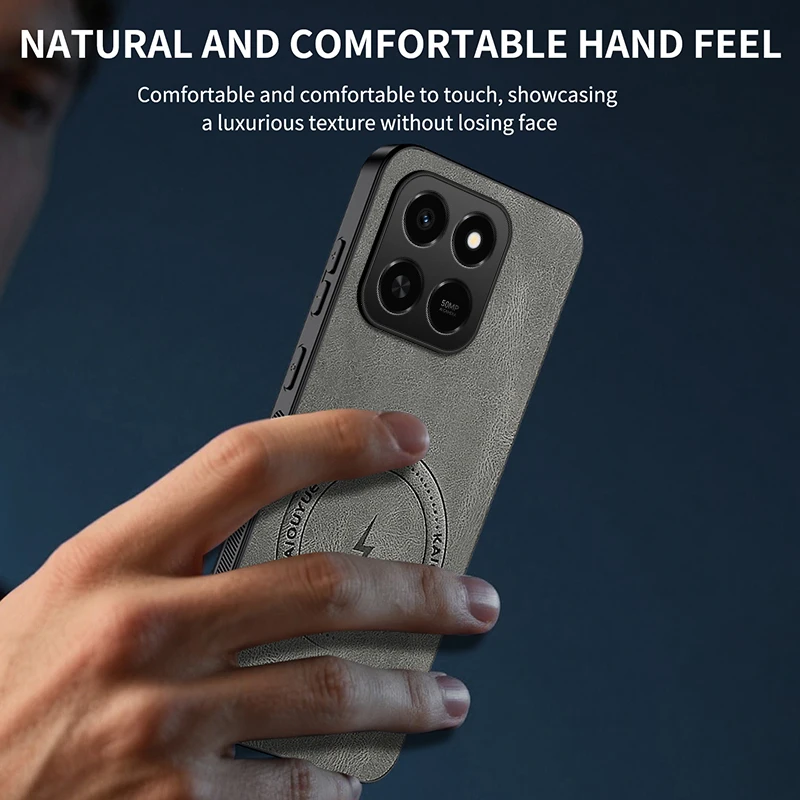 Para Honor 400 Smart 5G funda para Magsafe piel de oveja de lujo cubierta mate magnética para Honor400 Smart X7d 4G parachoques anticaída - imagen 5