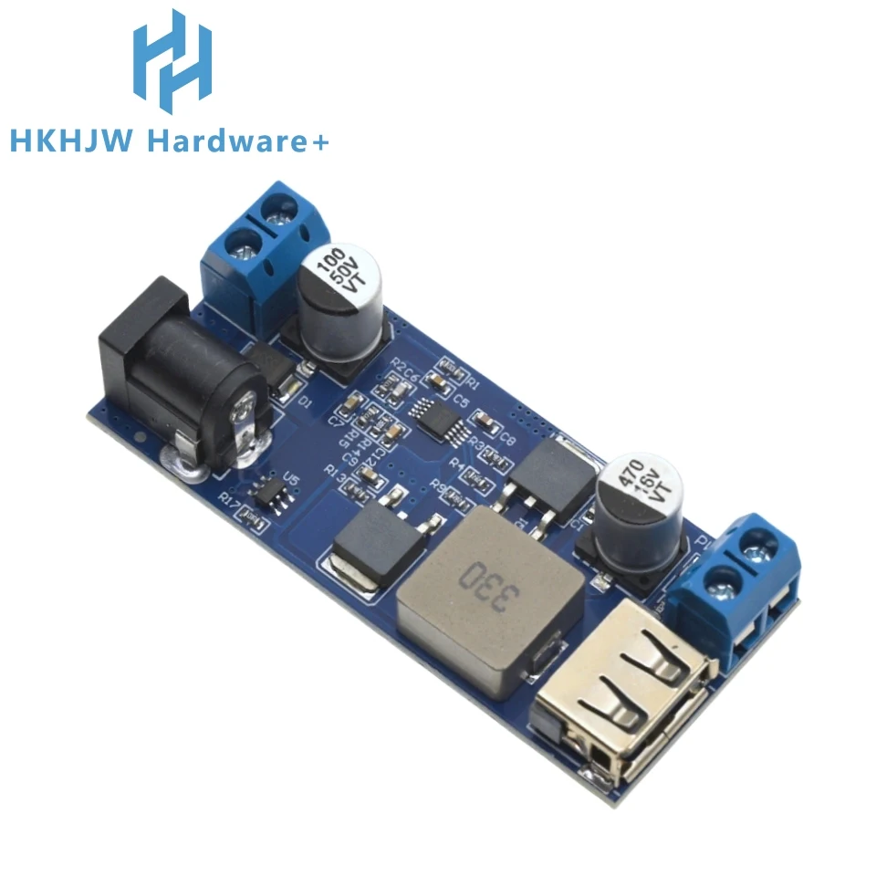 Módulo de fuente de alimentación del convertidor reductor DC-DC 24V/12V a 5V 5A – Módulo reductor de alta eficiencia mejor que LM2596S - imagen 4