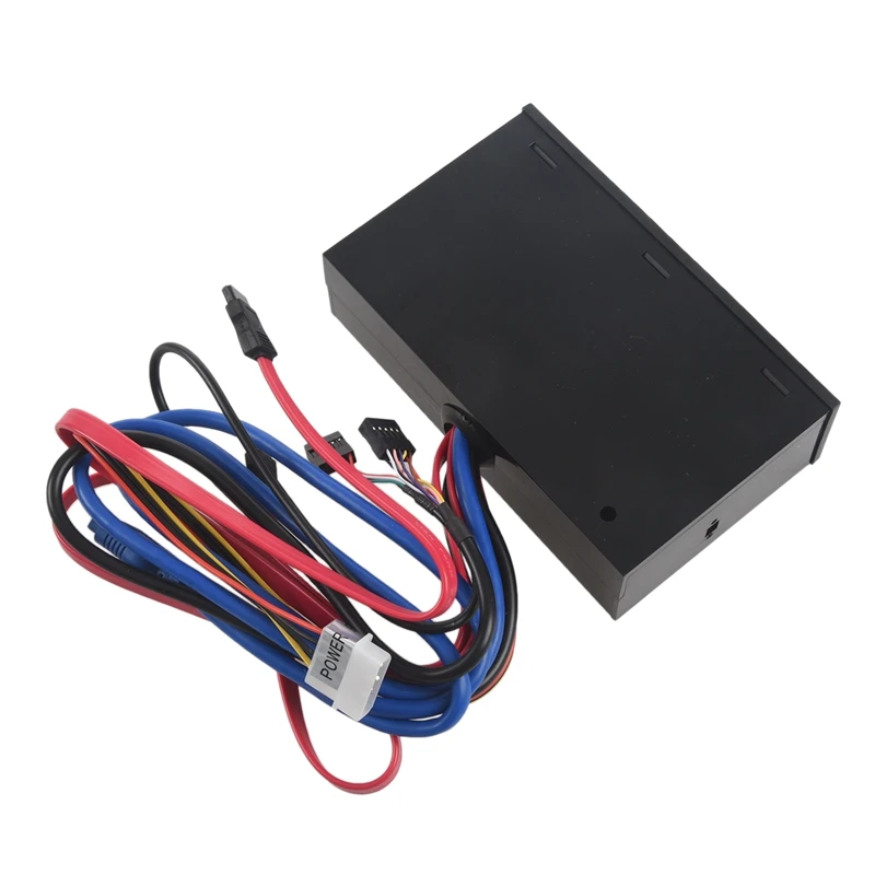 Lector de tarjetas multifunción para salpicadero de medios, Panel frontal de 5,25 ", USB 2,0, USB 3,0, 20 pines, e-sata SATA - imagen 3