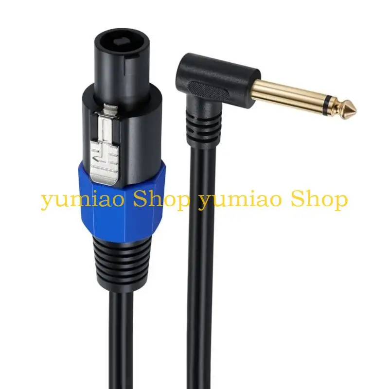 587b Speakon Male a 1/4 "Macho Cable Patch Speakon enchufe cable 6.35 mm - imagen 4