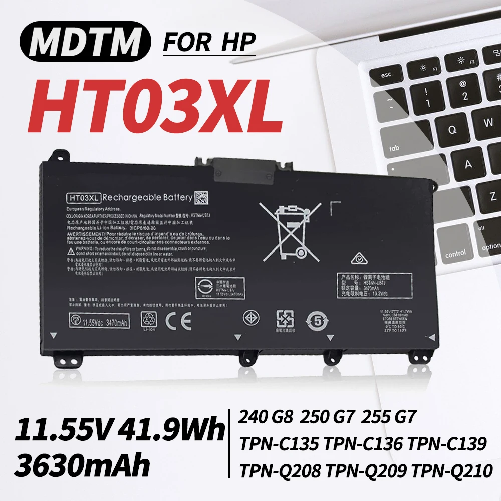 HT03XL L11119-855 batería del ordenador portátil para HP Pavilion 15-CS 15-CW 15-CU 15-DA 14-CE 14-CF 14-DF 17-CA 15-DW0033NR 15-cu1xx L11421-542