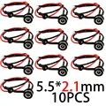 10pcs 5.5-2.1mm