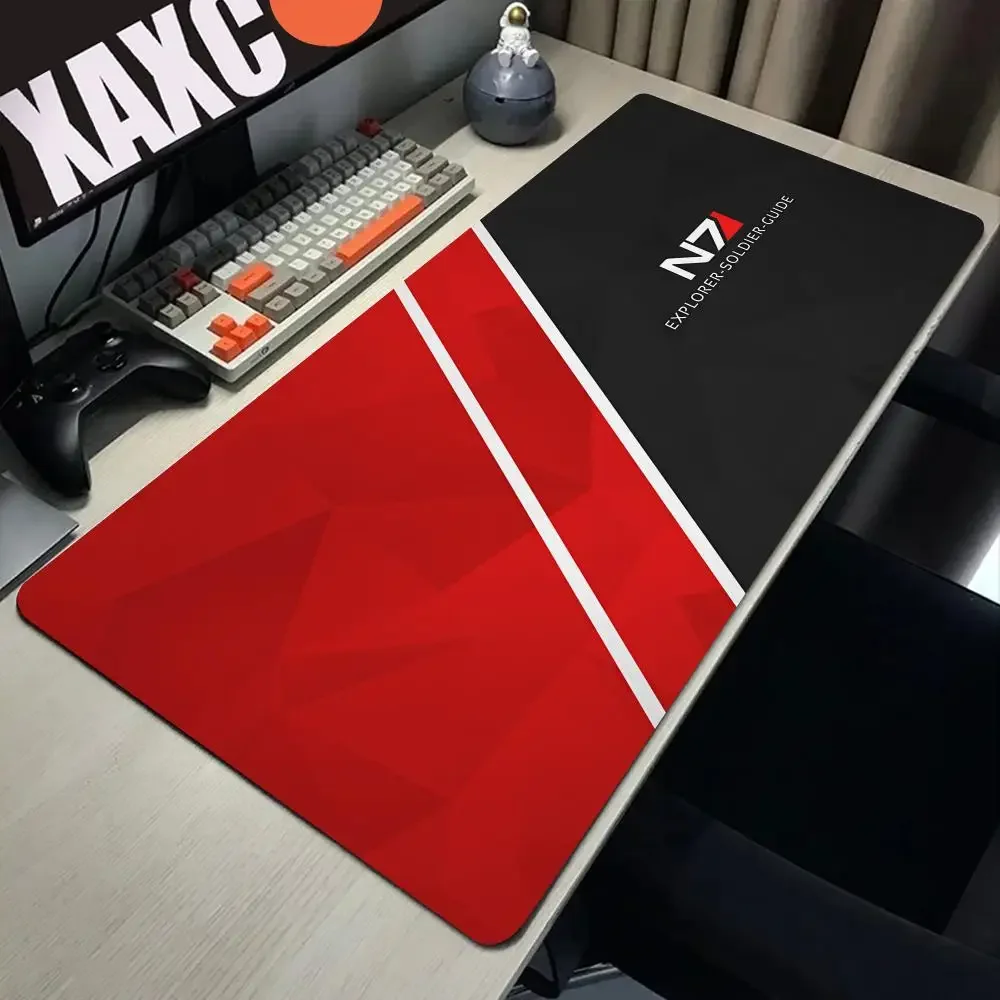 Alfombrilla de ratón grande N7 XXL, accesorios para juegos, alfombrilla de escritorio, borde de bloqueo antideslizante, lavable, adecuada para deportes electrónicos, oficina y uso doméstico - imagen 3