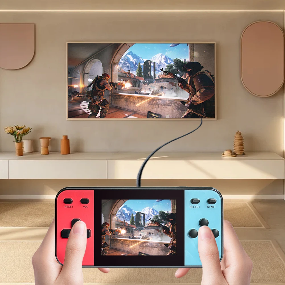 Reproductor de videojuegos Retro con pantalla de 3,0 pulgadas, 240 juegos integrados, reproductor de juegos electrónico, Mini reproductor de juegos portátil recargable por USB - imagen 2