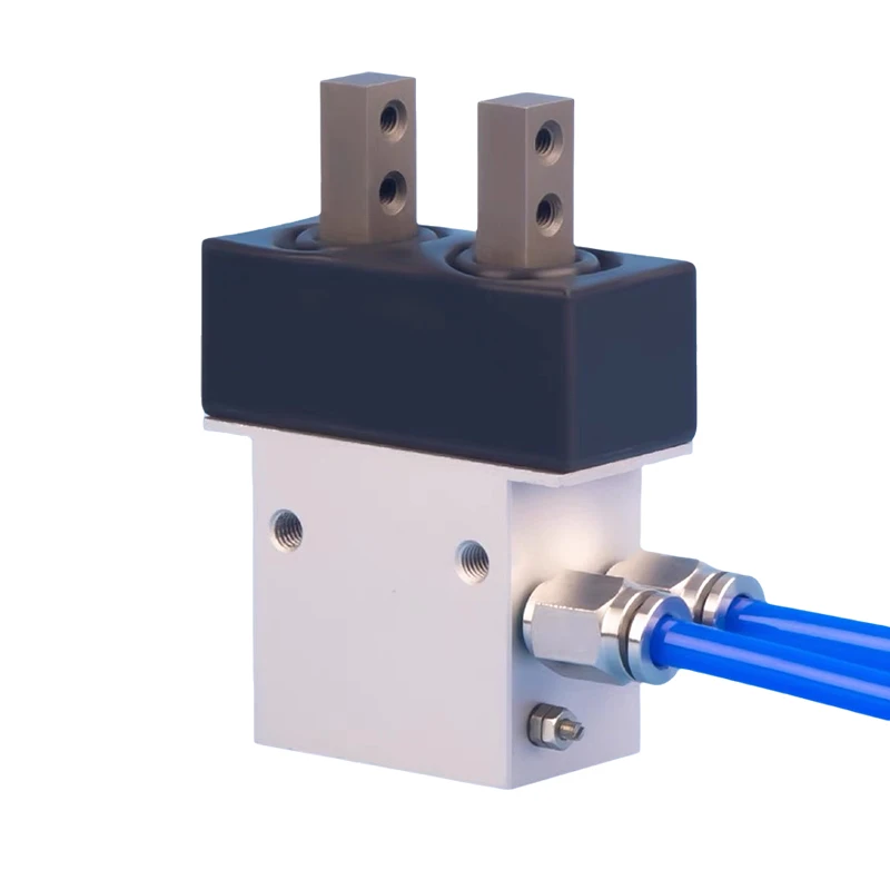 Cilindro de dedo mecánico de apertura y cierre plano de marca AFR con cubierta antipolvo serie MHK2/MHKL2 -10D -16D -20D -25D - imagen 4