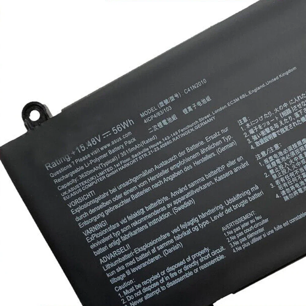 Batería de ordenador portátil Original y genuino C41N2010 15,48 V 3620mAh para Asus ROG Strix G15 G513QC G513IH G513QE G513QC 0B200-03890000 - imagen 3