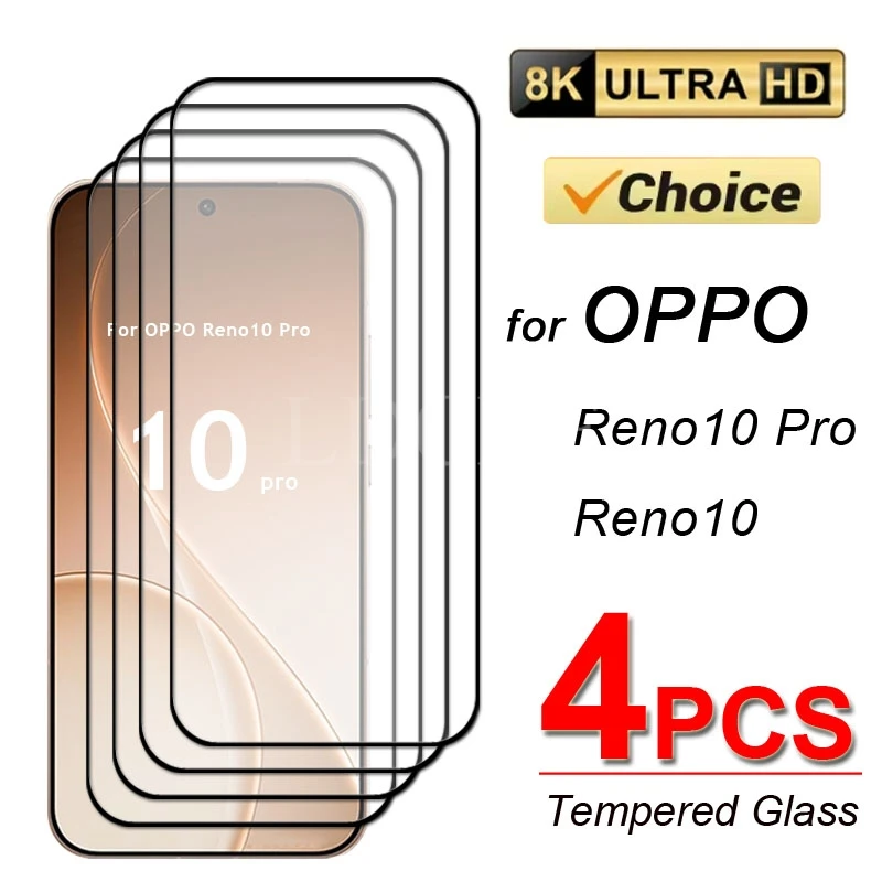 4 Uds vidrio para OPPO Reno 15 Pro vidrio Reno 15 Pro película templada pegamento completo Protector de pantalla película Reno 15 Pro vidrio templado - imagen 2