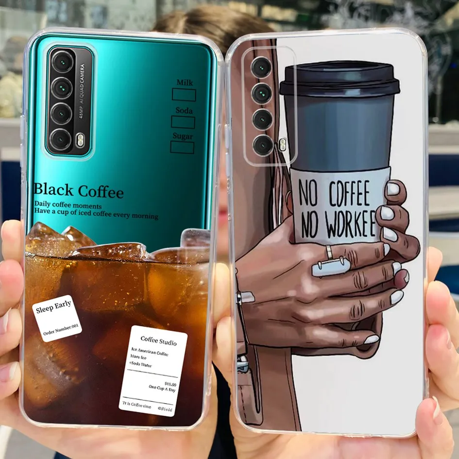 Funda de teléfono para Huawei P Smart 2021, carcasa de TPU suave, transparente, Mariposa, a la moda, Psmart 2021 - imagen 5