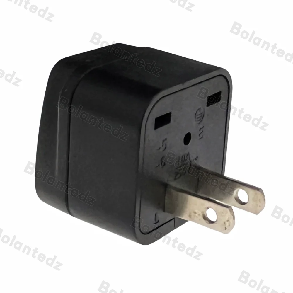 1 Uds. Adaptador de viaje japonés Canadá Nema 5-15 adaptador de enchufe de EE. UU. a Japón convertidor de corriente de 3 pines a 2 pines - imagen 5