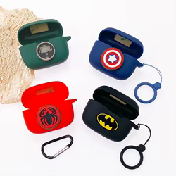 Funda de dibujos animados de Marvel Batman para auriculares JBL Tune 230NC, funda inalámbrica Bluetooth para JBL T230NC / T130NC TWS, carcasa suave
