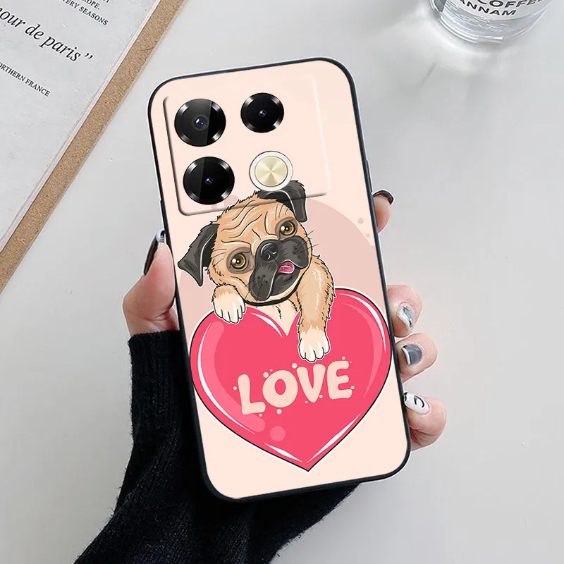 Para Infinix Note 40 Pro funda trasera pintada de lujo funda de teléfono de silicona suave TPU para Infinix Note40 Pro Plus 4G 5G Fundas - imagen 5