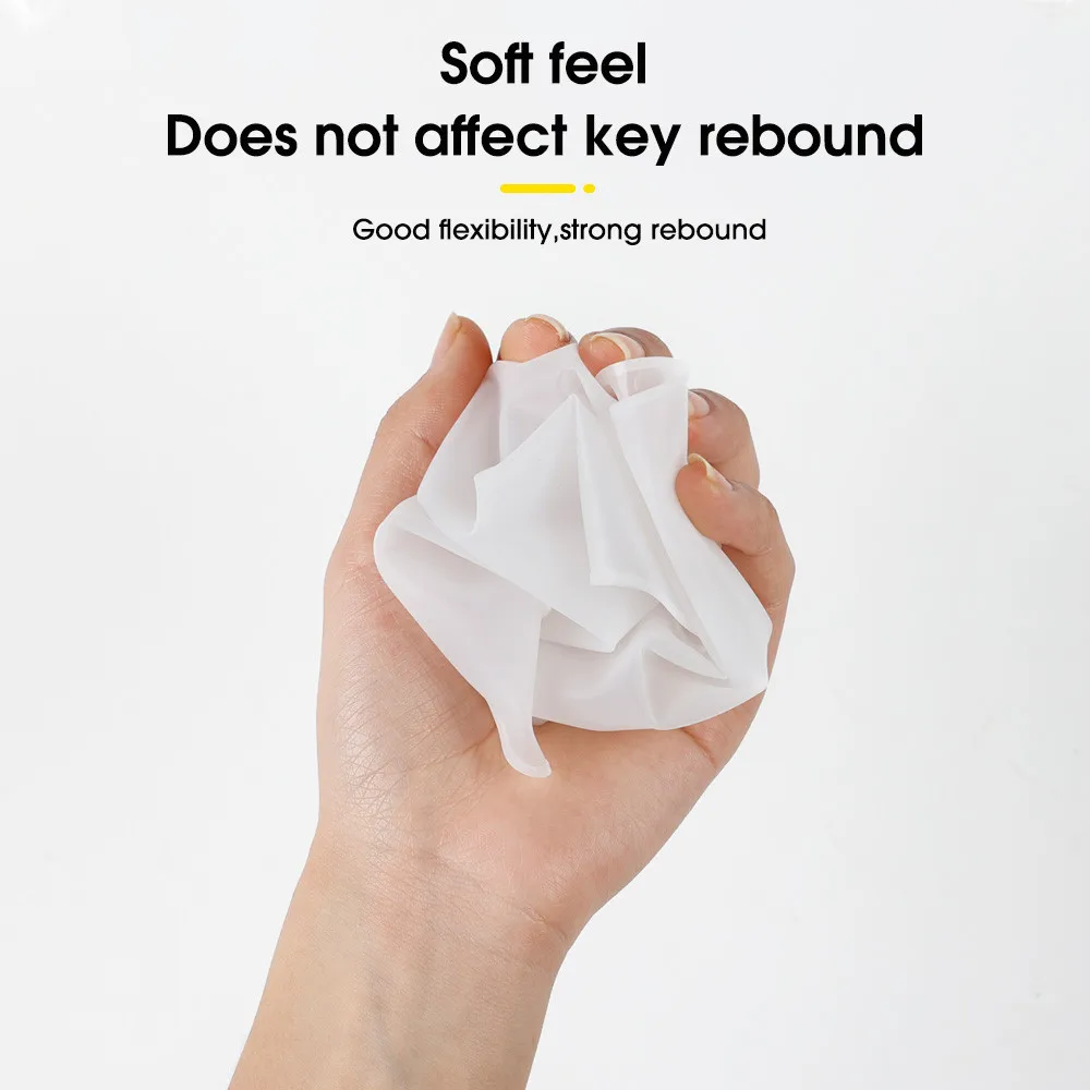 13-14 pulgadas 15-17 pulgadas Universal portátil teclado cubierta de silicona película protectora impermeable a prueba de polvo - imagen 2