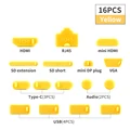 16PCS Yellow