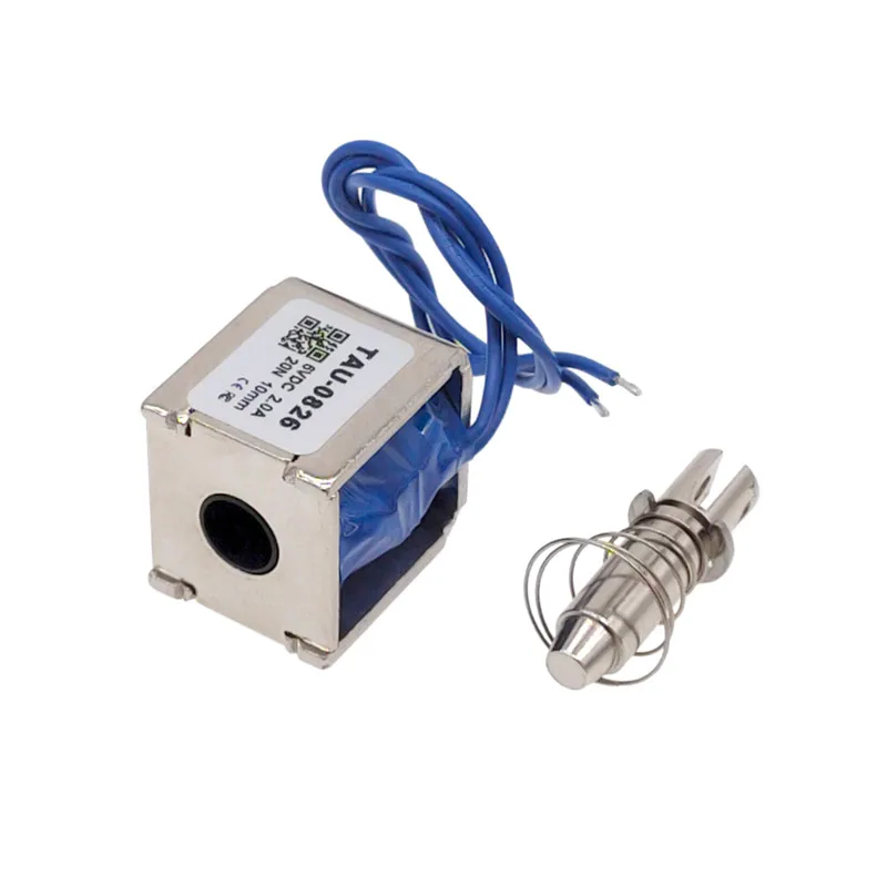 Electroimán Lineal 20N – Carrera 10mm 12V/24V Pull Push - imagen 4