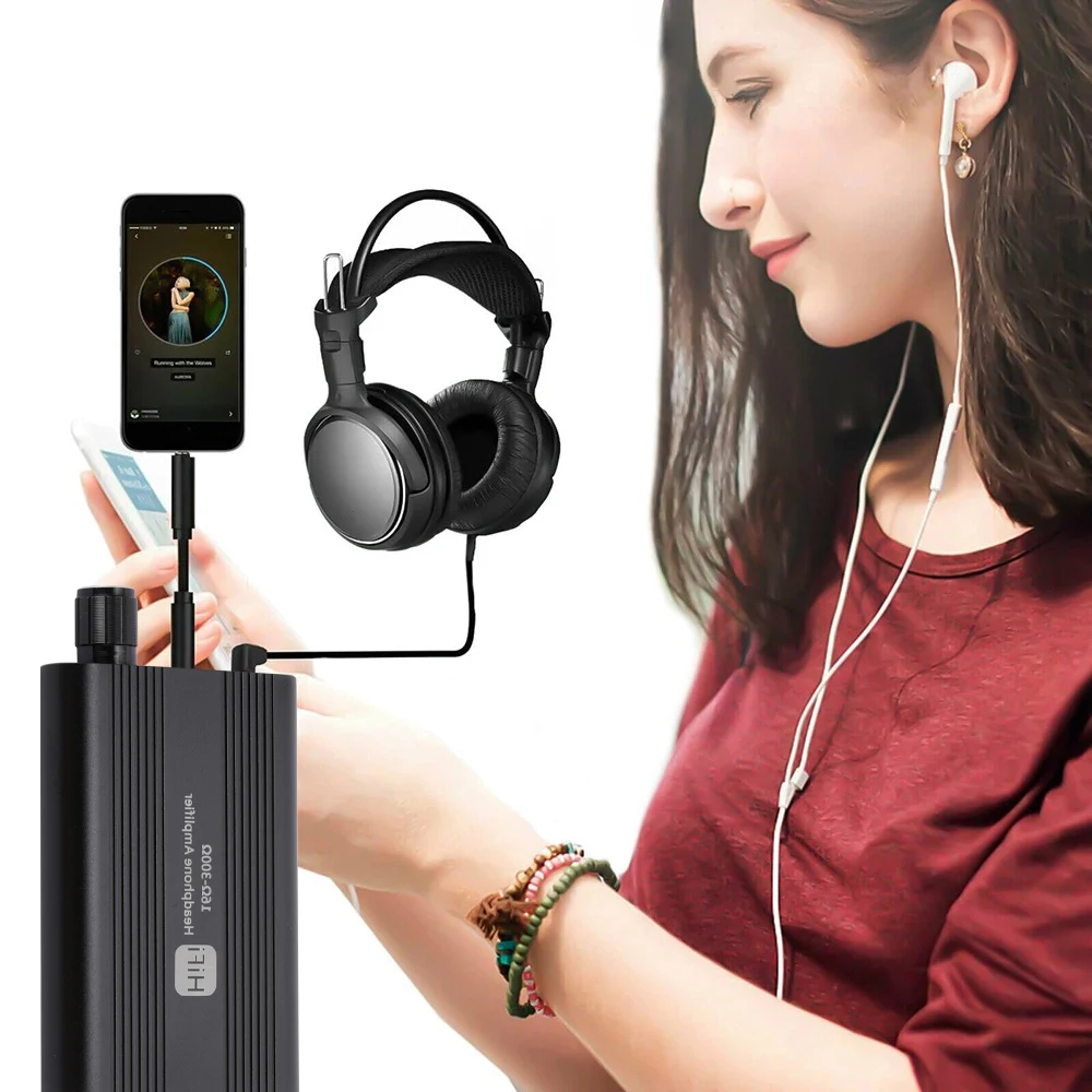 Amplificador de auriculares de 3,5mm, amplificador de Audio HiFi Clase A, amplificador de auriculares de 160-300 Ohm, amplificador de Audio para altavoz, reproductor MP3, ordenador y teléfono