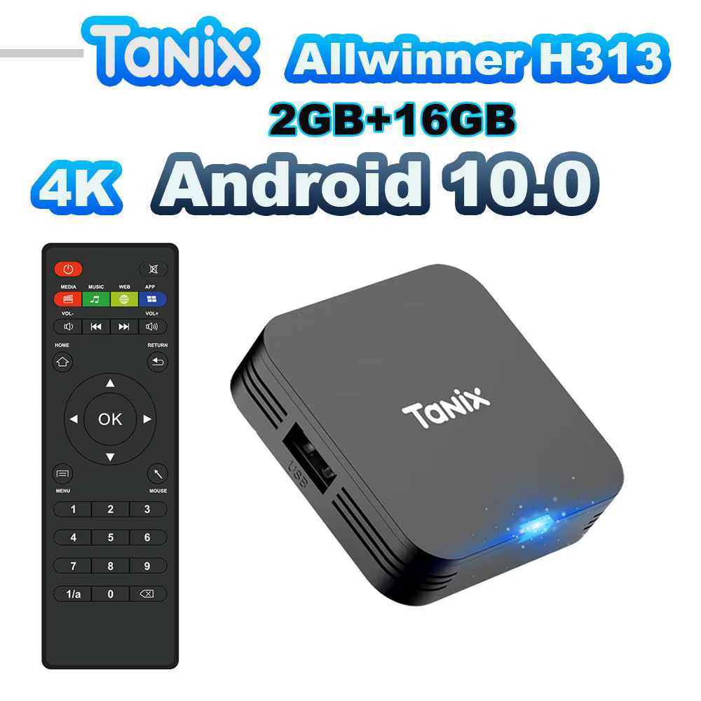 Tanix TX1 Android TV Box 4K HDR Quad Core reproductor multimedia