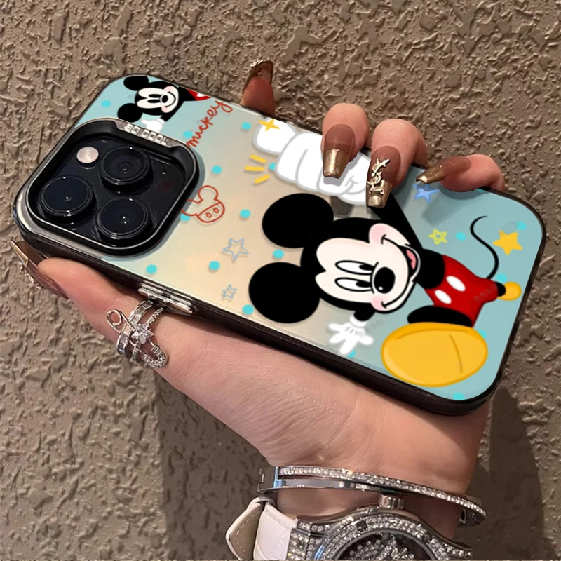 Funda inteligente de Mickey Mouse de dibujos animados de Disney para Samsung Galaxy S25 S22 S24 S23 Ultra S21 Plus FE A56 A36 A26 5G A16 A06 4G Note 20 - imagen 5