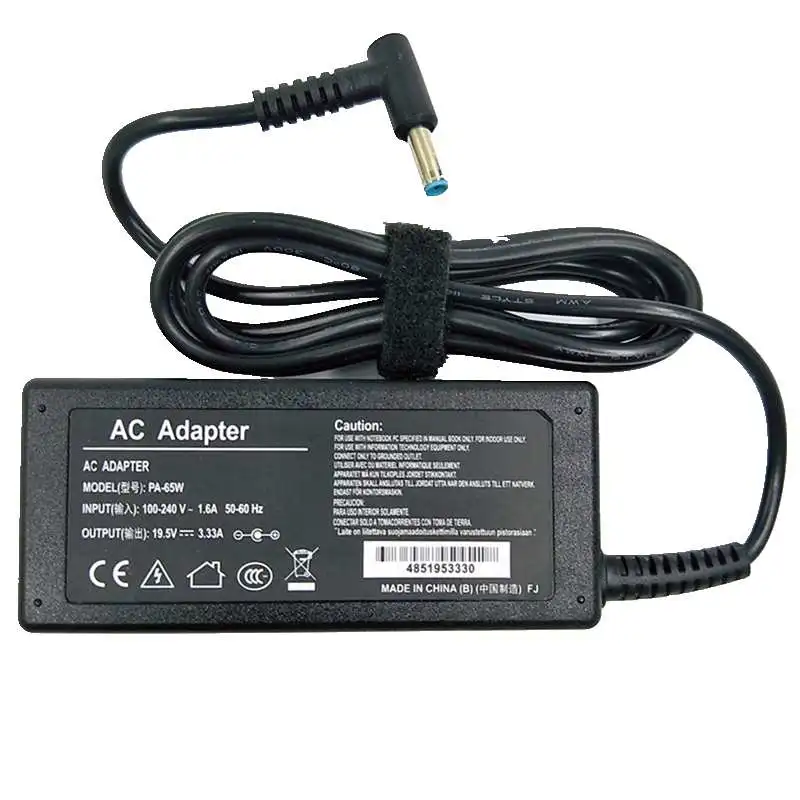Adaptador de cargador de portátil para HP Envy 17-j010us Pavilion 15-j000 Chromebook 11 G4 G5 EE 14 G3, 19,5 V, 3.33A, 65W, 4,5x3,0mm - imagen 3