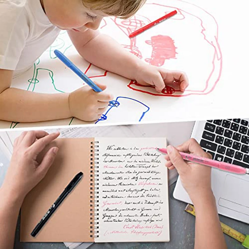 Juego de bolígrafos de punta de pincel a base de agua, bolígrafos de diario, colores surtidos, 15 piezas - imagen 2