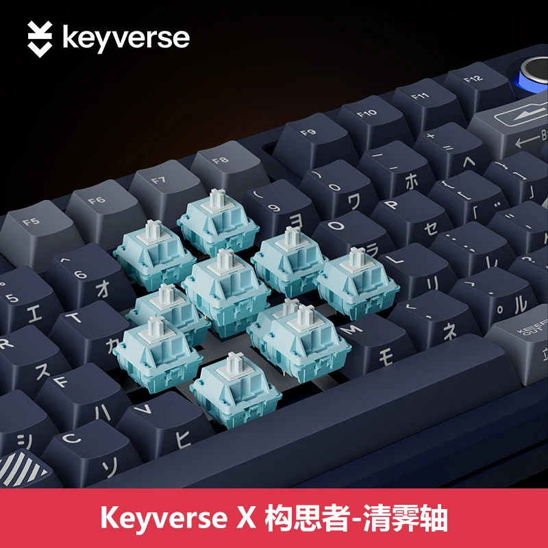 Keyverse INFI75 personalizado el tercer examen simulado Teclado mecánico RGB tecla completa enchufe caliente KEEP OUT diseño ergonómico limitado - imagen 5