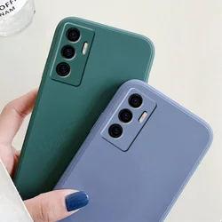 Vivo V23e – Funda de Silicona Líquida Antigolpes