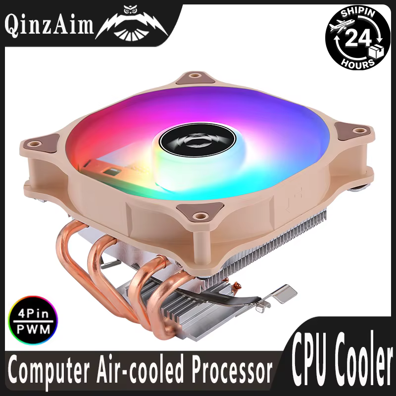 QiuzAim Disipador CPU de Aire 120 mm PWM - Compatible AM5/AM4/LGA2011