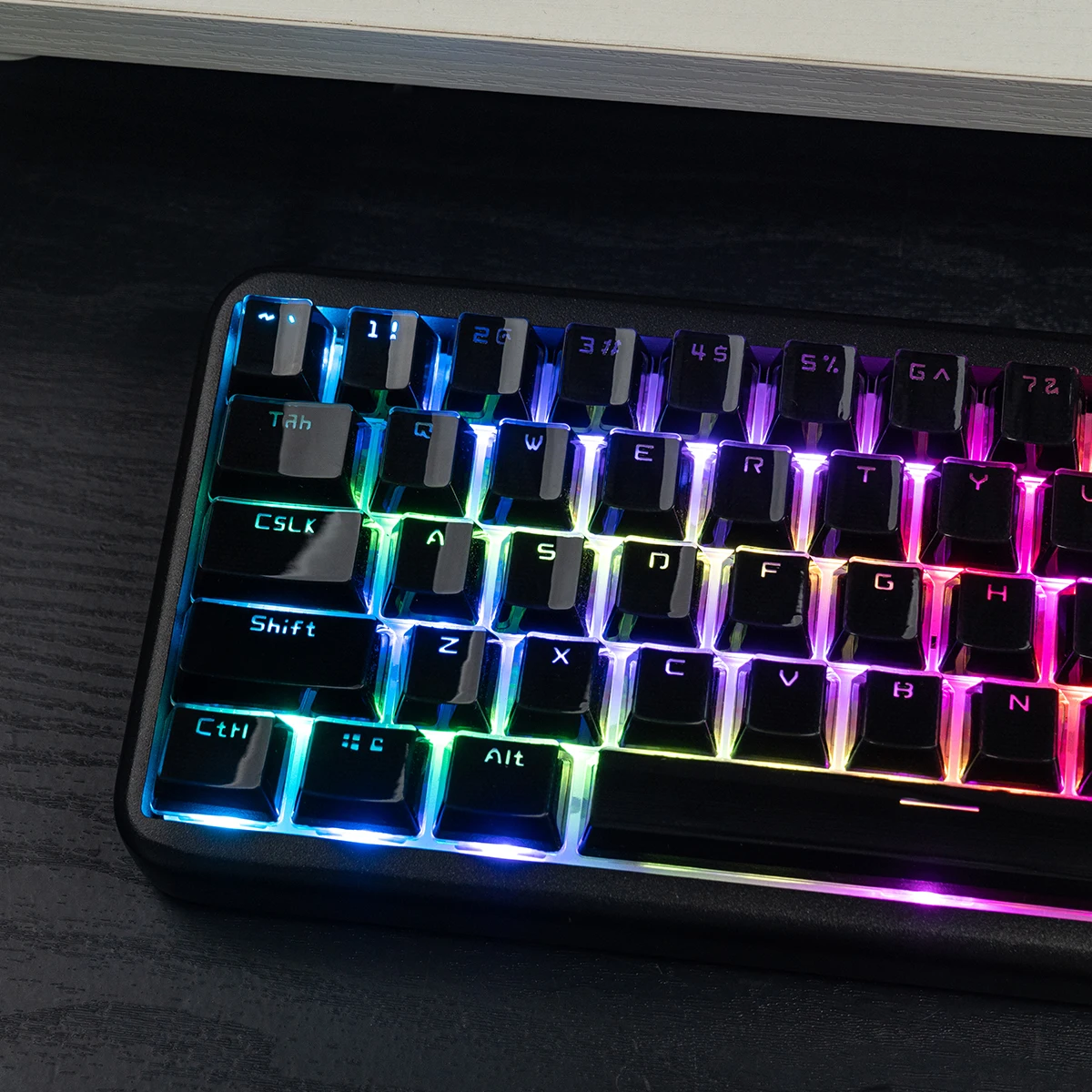 Mad 60he Mad 68he Ace68 teclas con tema de cristal, 134 teclas o 106 teclas, teclas de perfil ABS OEM para teclado Wooting 60he Aula Hero 68he - imagen 2