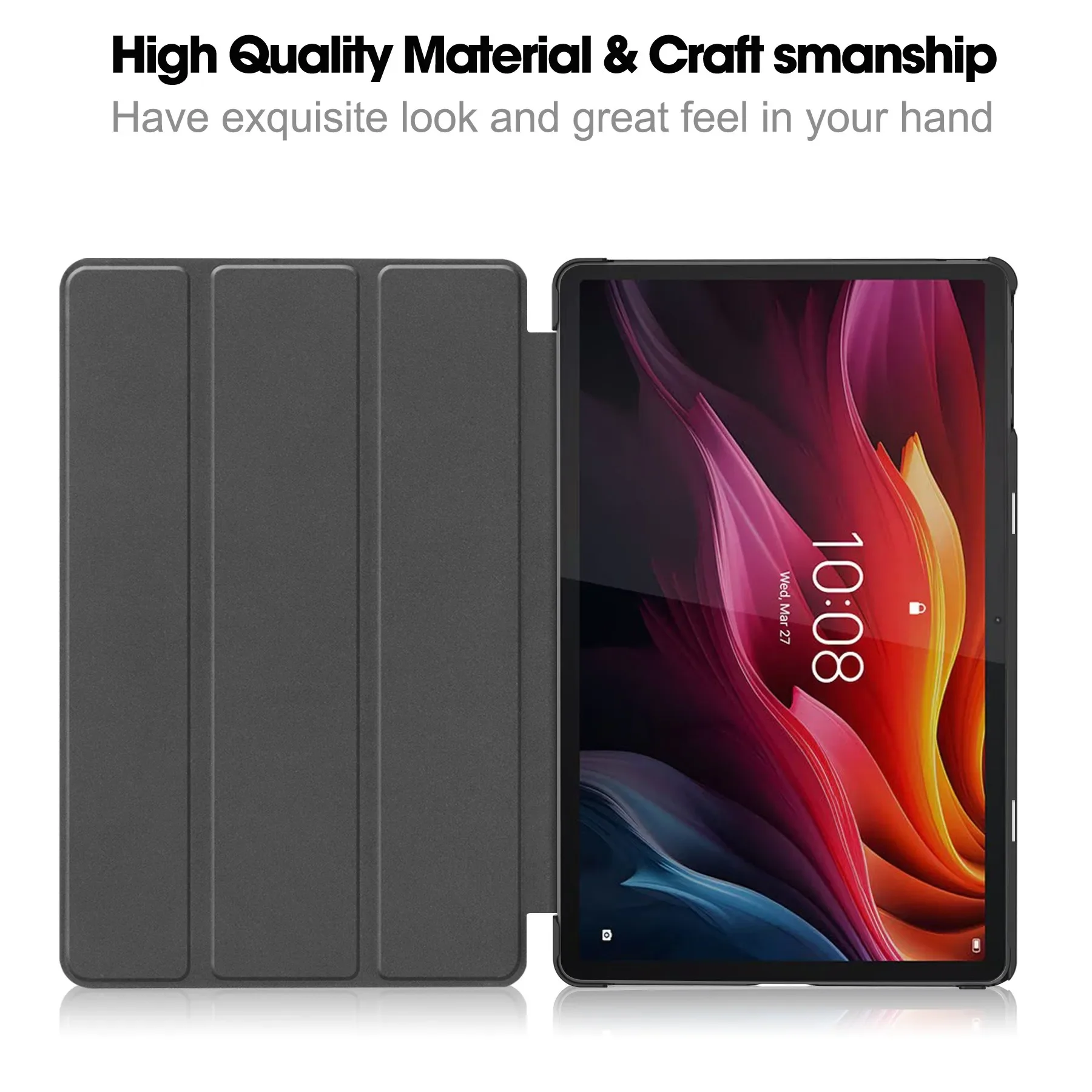 For Lenovo Tab K11 Plus Case 11.45 inch 2024 TB230XC TB352FU PU Folding Stand Smart Cover for Lenovo Tab M11 Plus Tablet Case - imagen 5