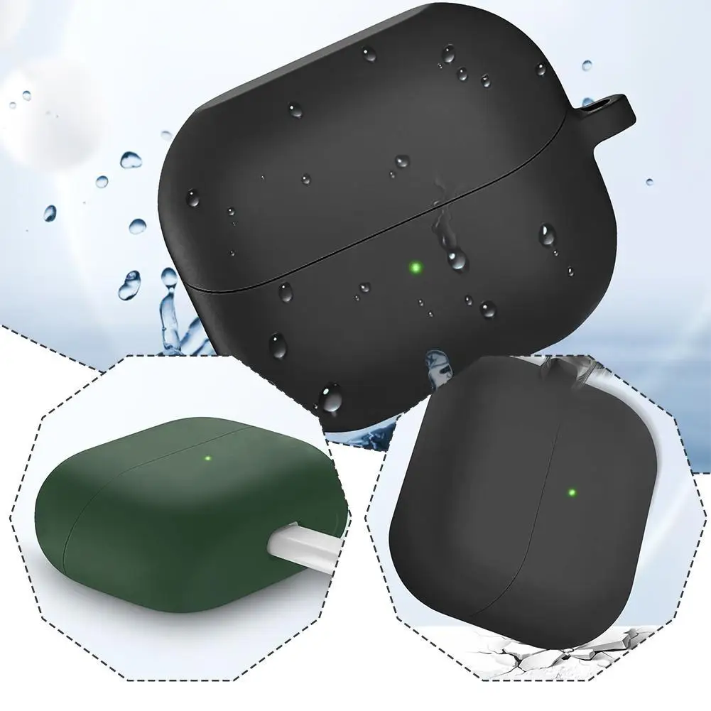 Funda de silicona para SAMSUNG Galaxy Buds 3 AI, auriculares inalámbricos con Bluetooth, funda protectora con mosquetón - imagen 3