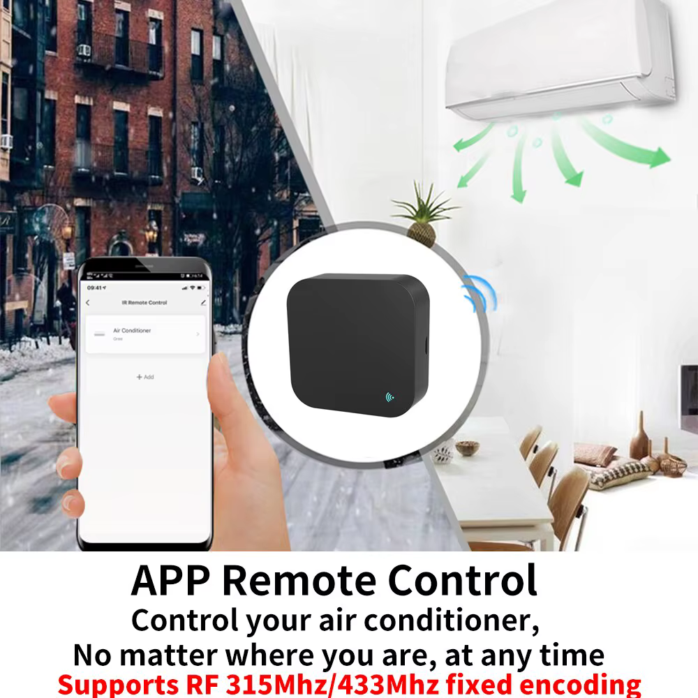 Tuya Control Remoto WiFi IR Aire Acondicionado TV Alexa Google Home