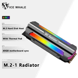 ICE Whale M.2-1 Disipador NVMe ARGB de Aluminio para SSD