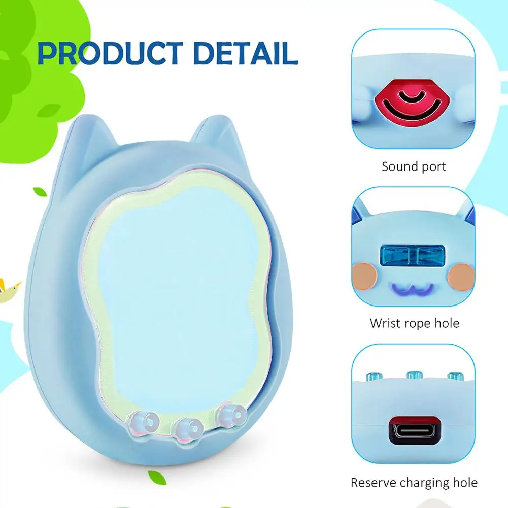 Funda de silicona para máquina electrónica de mascotas, protección de carcasa, funda antiarañazos, Gato de dibujos animados, Tamagotchi - imagen 3