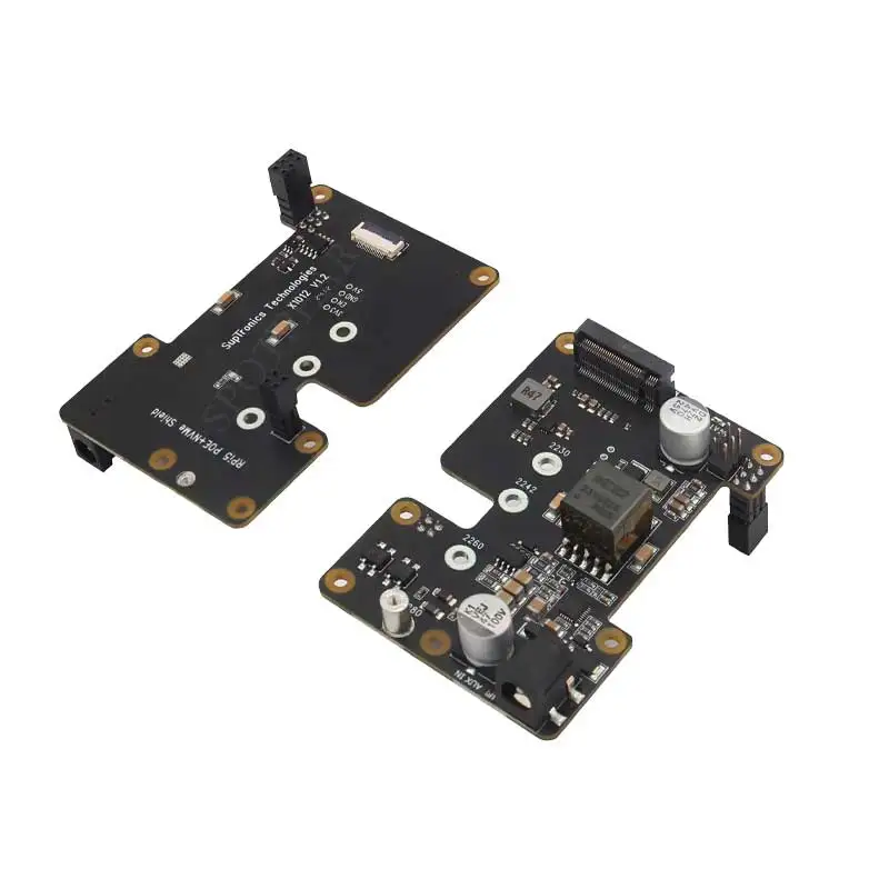 Raspberry Pi 5 X1012 POE y PCIe a M.2 NVMe SSD Board Pi5 2280 Power over Ethernet