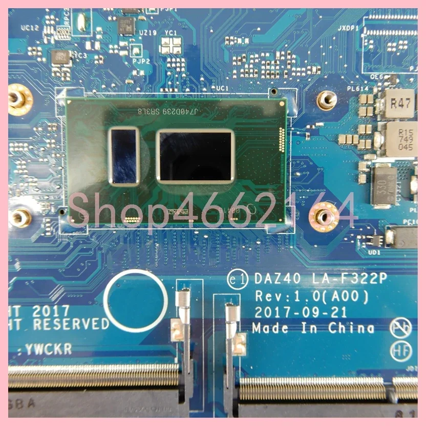 LA-F322P con i3 i5-7th 8th Gen CPU placa base para portátil DELL Latitude 7490 E7490 placa base para ordenador portátil 100% probado OK - imagen 4