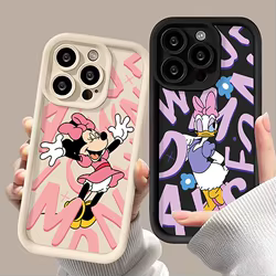Disney funda de Minnie Mouse Daisy Duck para Samsung Galaxy, funda para Samsung Galaxy A55, A35, A25, A15, A05, A05S, A24, A13, A23, A12, A22, A32, A52, A52S, A72, A11