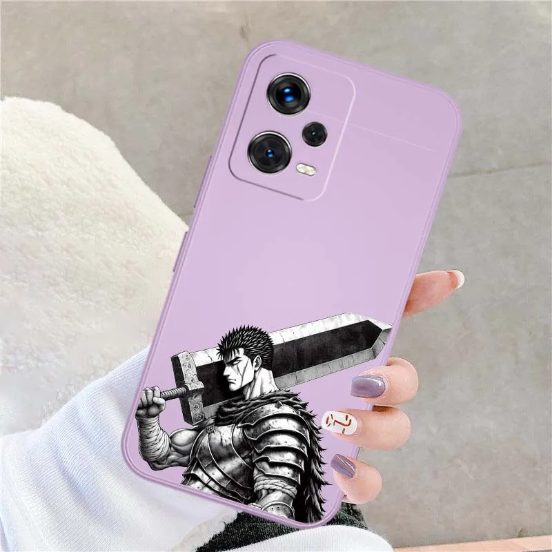 Funda de Anime Berserk para Xiaomi Redmi Note 11 11E 11R 11S 11T 10 10S 9 9S 9T 8 8T 7 6 5 Lite Pro - imagen 4