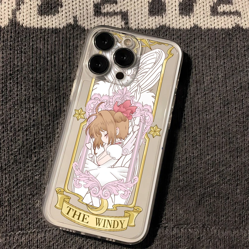 Cardcaptor Sakuras Anime funda transparente caliente para Samsung A73 A72 A71 A55 A52 A51 A50 A35 A33 A32 A31 A30 A24 A23 A22 A13 A12 A05 5G - imagen 4