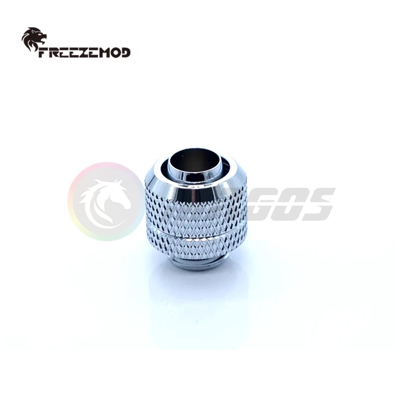 FREEZEMOD-manguera de refrigeración por agua para ordenador, accesorio de 3/8 pulgadas de espesor, negro/plateado/blanco para tubo blando de 10x13mm, conexión rápida de giro, - imagen 2