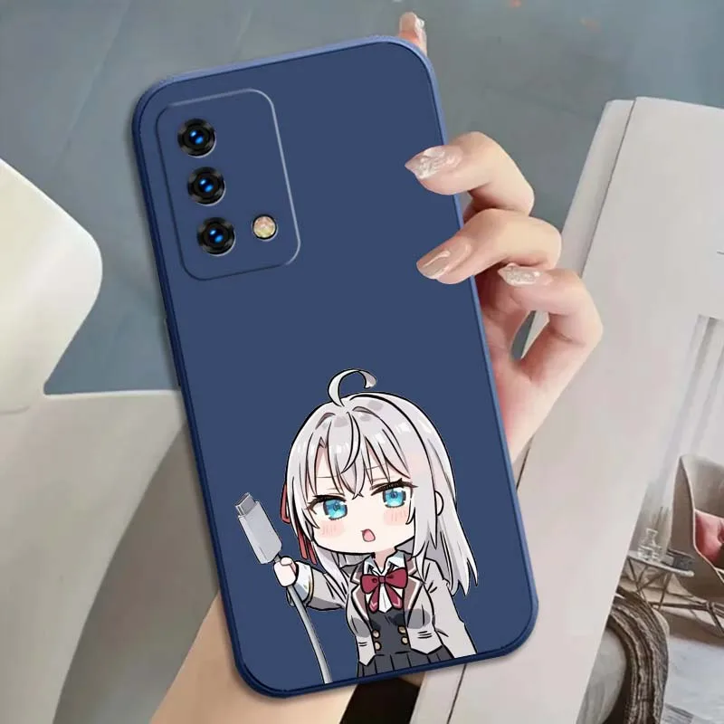 Lindo Alya Kujou Anime para OPPO Ace2 A98 A96 A95 A94 A92 A9 A80 A78 A77 A76 A74 A73 A72 A60 A6 Pro funda de teléfono - imagen 2