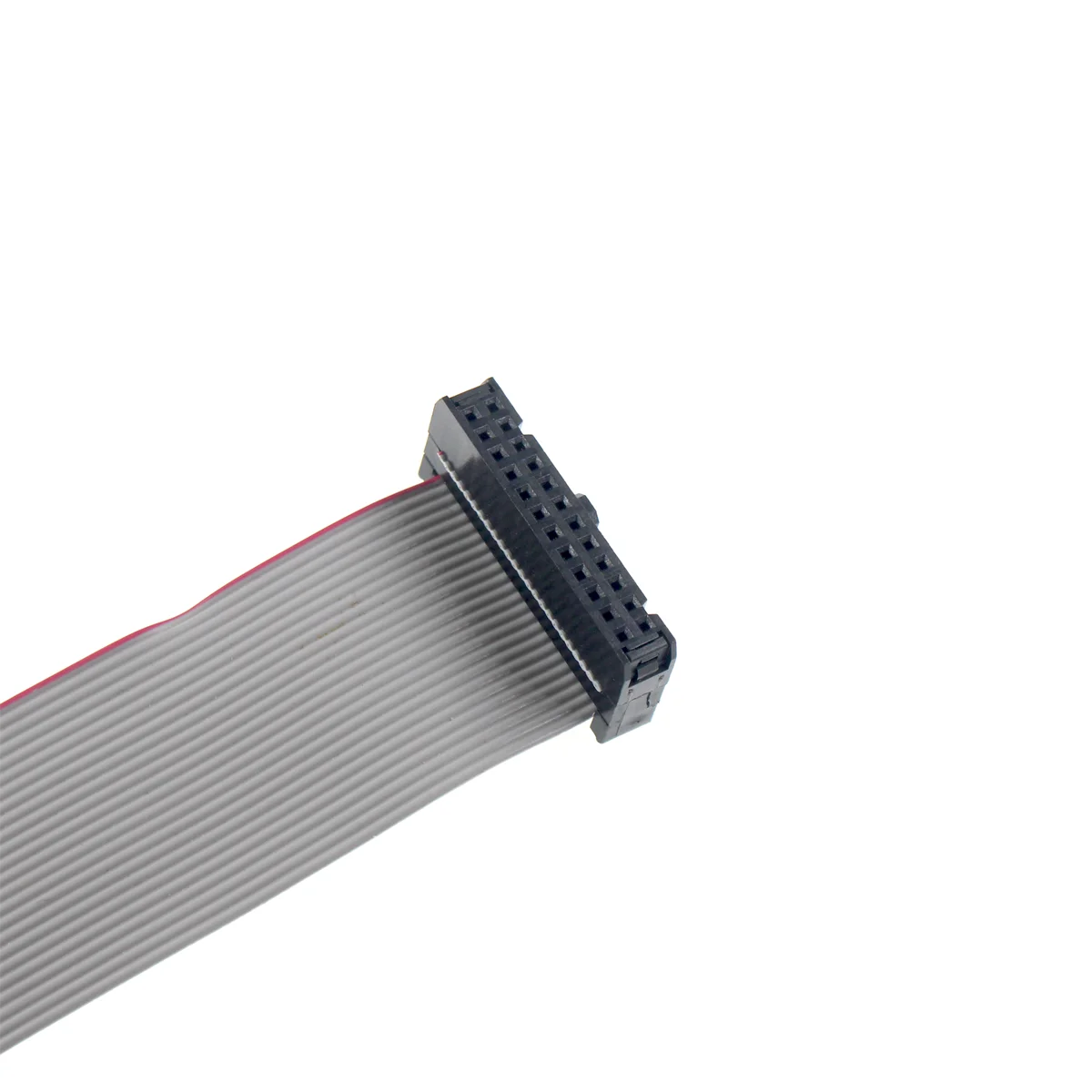 5 uds 2,54 MM paso 20CM JTAG ISP AVR Cable de descarga FC-6/10/14/16/20/40P conector PIN Cable de datos de cinta plana gris - imagen 4