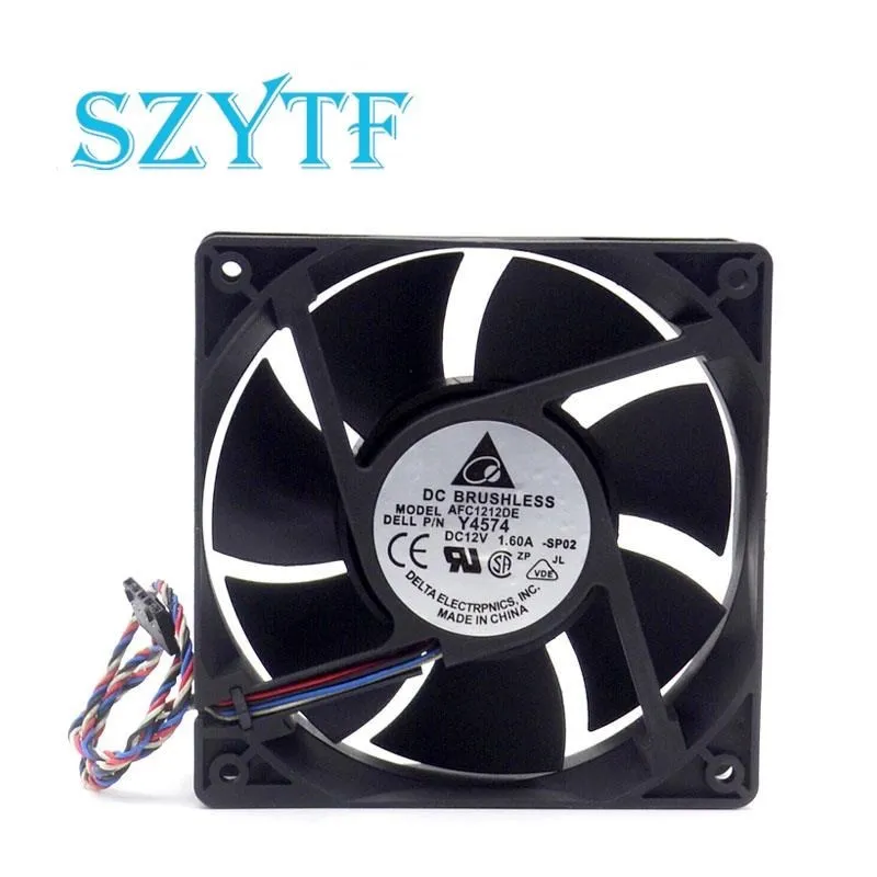 Ventilador de refrigeración para Delta, inversor de servidor AFC1212DE Y4574 120mm 1238 12038 120x120x38MM x 12x12 3,8 CM 12V 1.60A - imagen 5