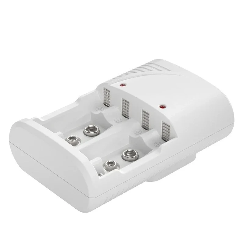 Para batería recargable de 9V, batería recargable AA/AAA de 1,2 V, cargador de batería de 1,2 V y 9V, enchufe para Reino Unido, EE. UU., UE con luz LED - imagen 2